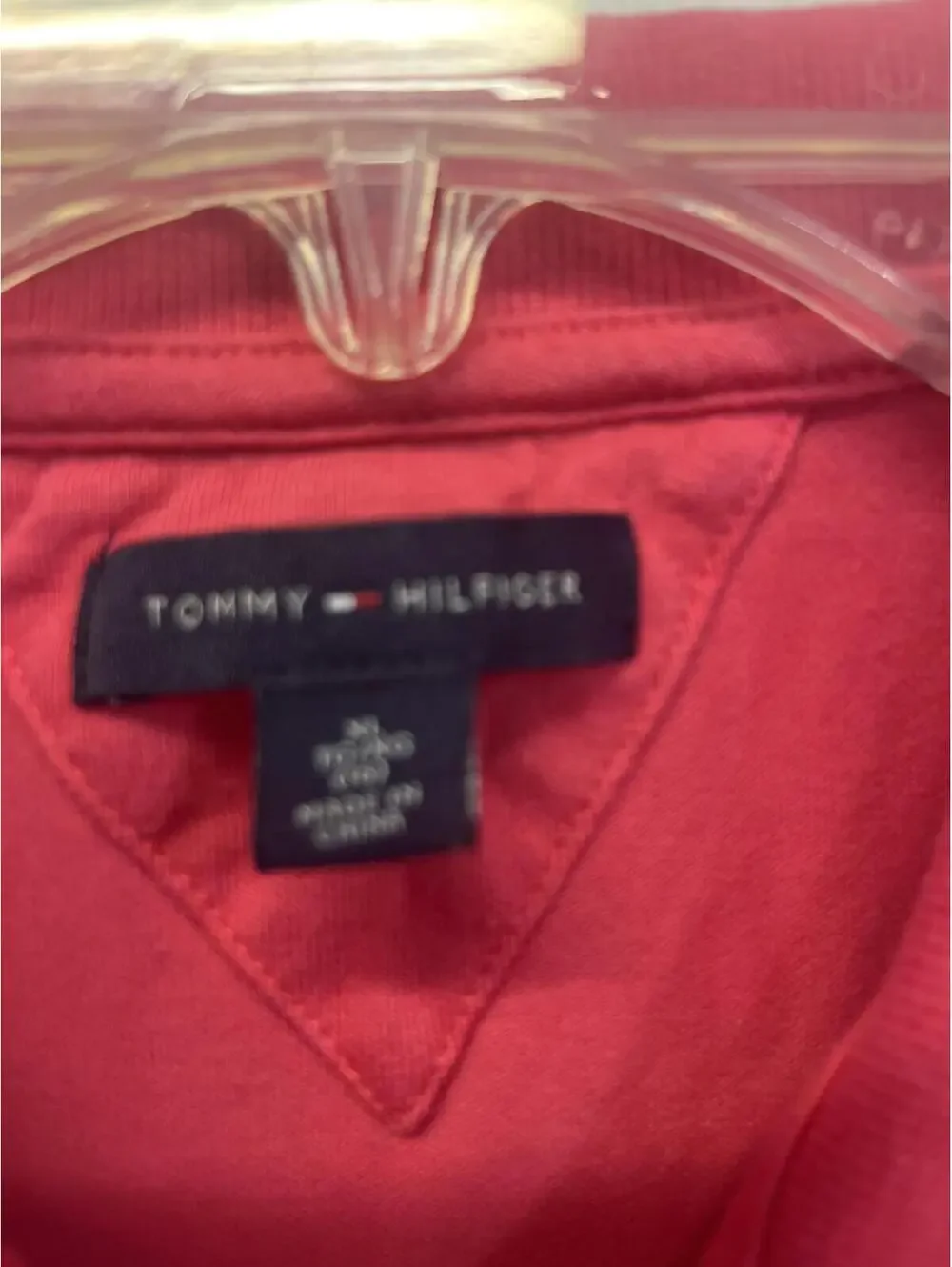 Tommy Hilfiger Polo Tennis Dress with Ruffle Hem School Uniform Coral Girls XL